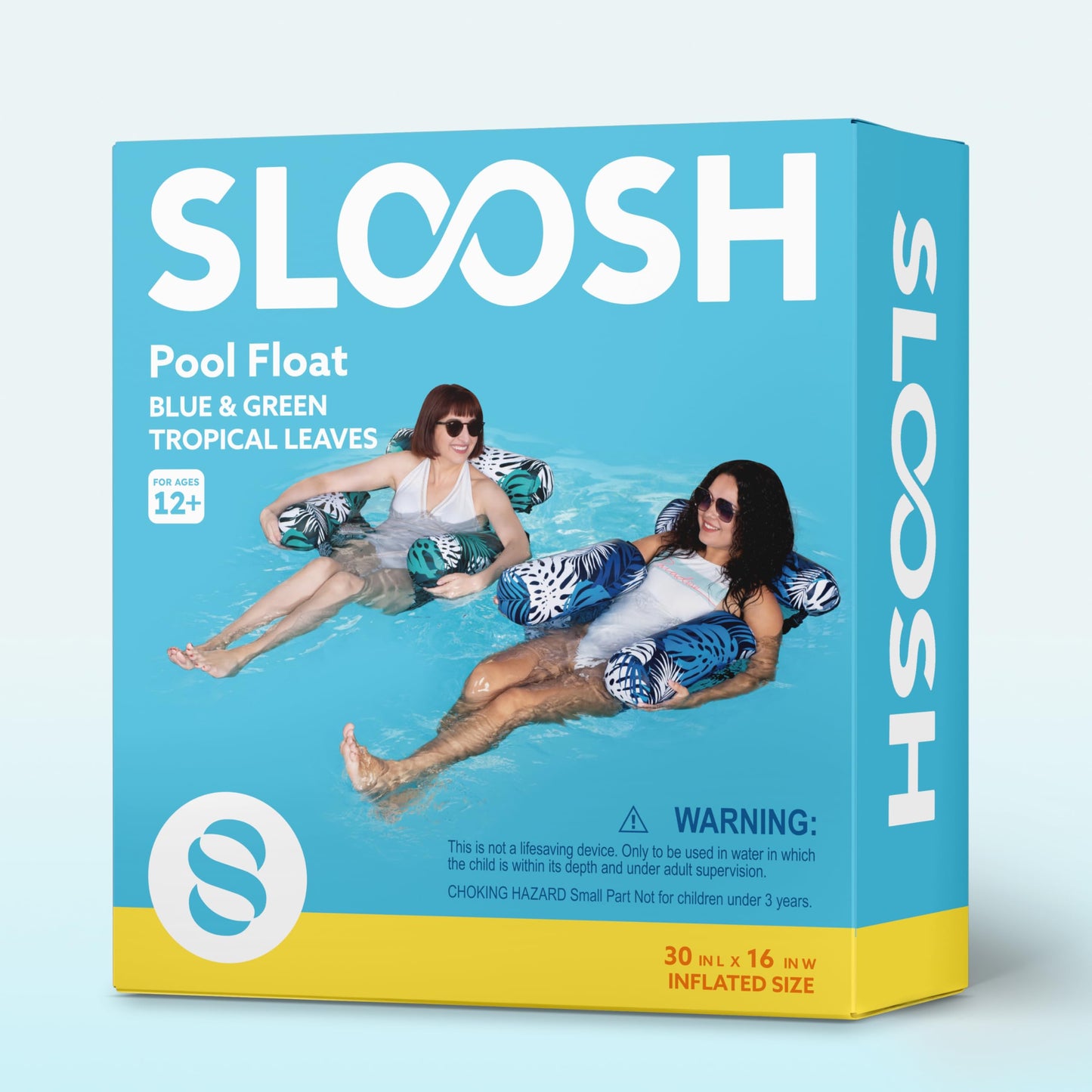 2-Pack Inflatable Pool Lounge Chairs for Adults