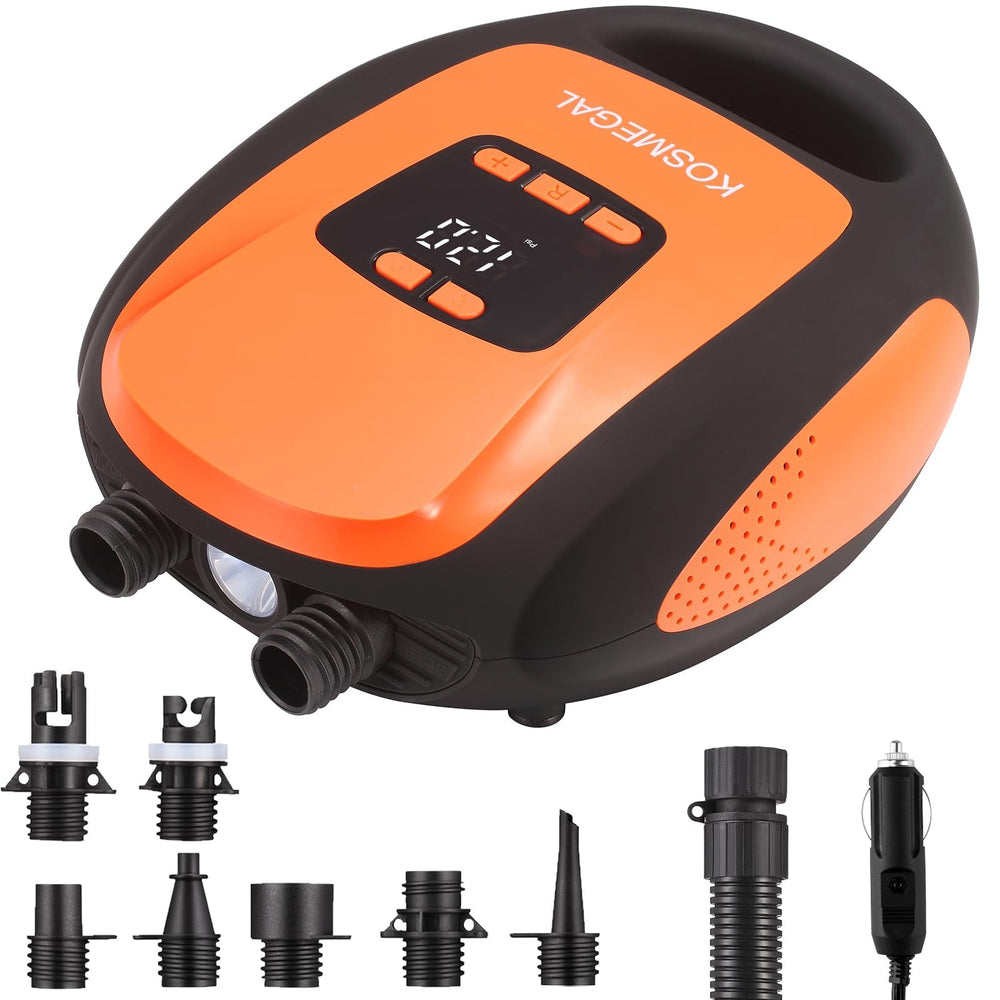 Electric Paddle Board Pump 20 PSI with Auto Shutoff