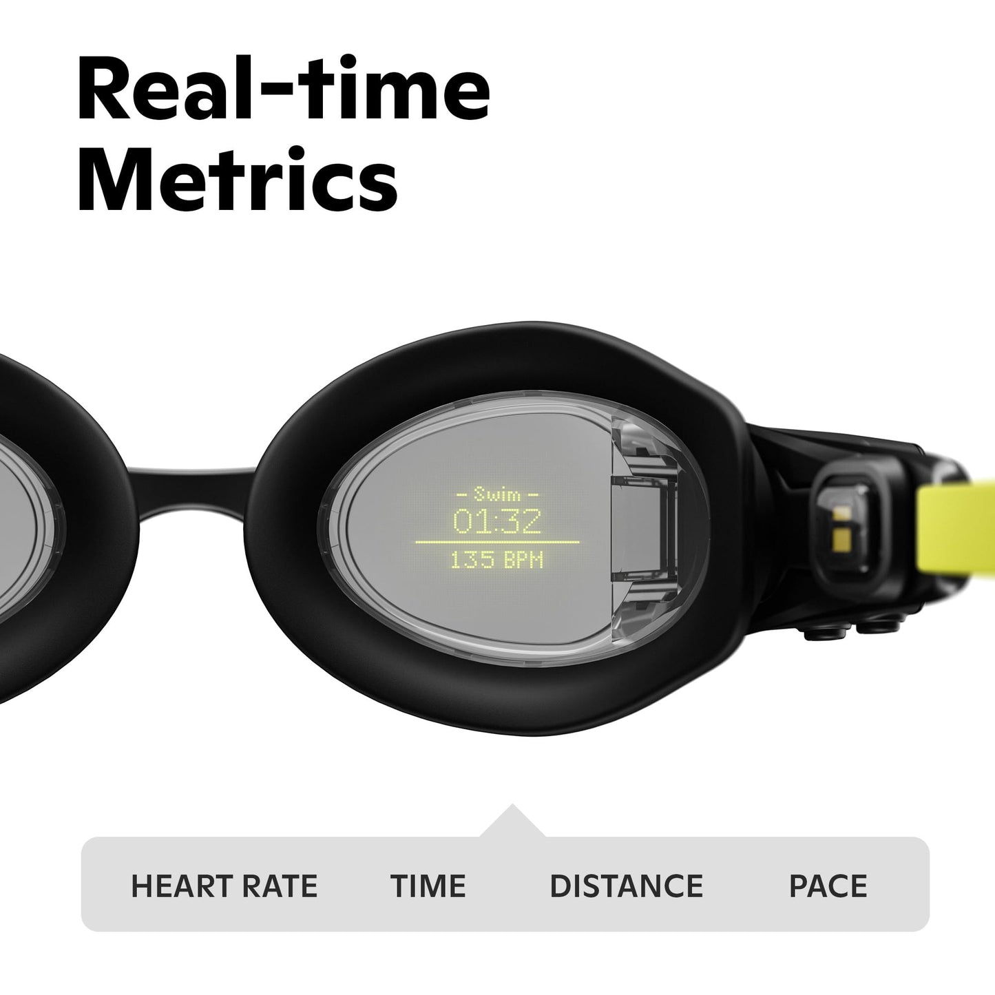 Smart Swimming Goggles with Real-Time Performance Tracking