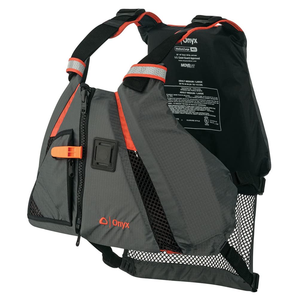 Adult Paddle Sports Life Jacket Vest Orange