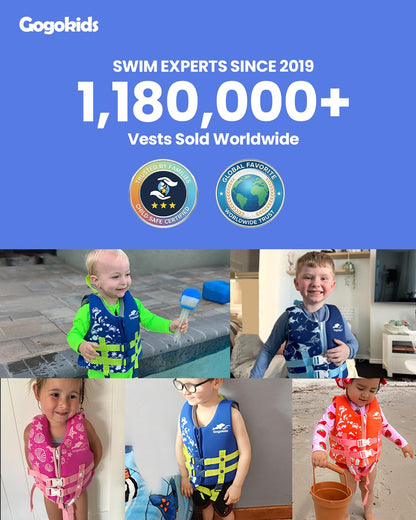Toddler Swim Vest Float Jacket for Kids 2–8 Years