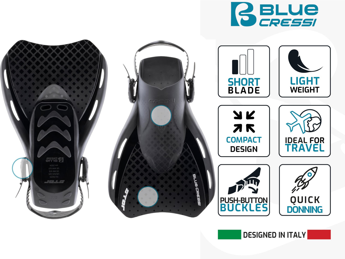 Snorkeling Set with Mask Snorkel and Fins