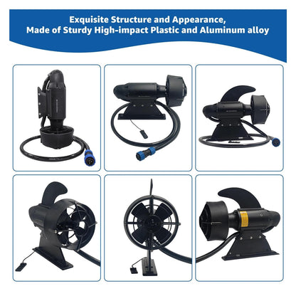 Electric Paddle Board Fin Motor with Battery Pack
