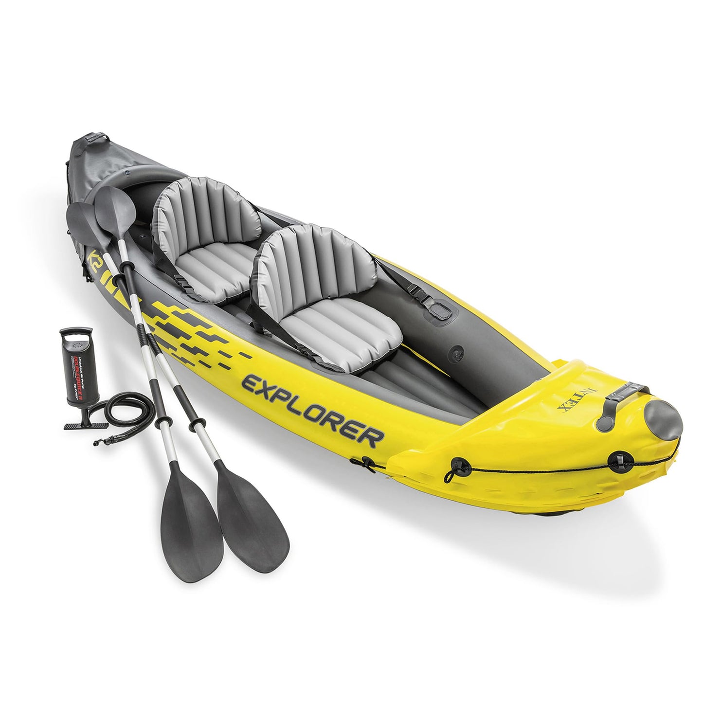 2-Person Inflatable Kayak Set with Oars and Pump