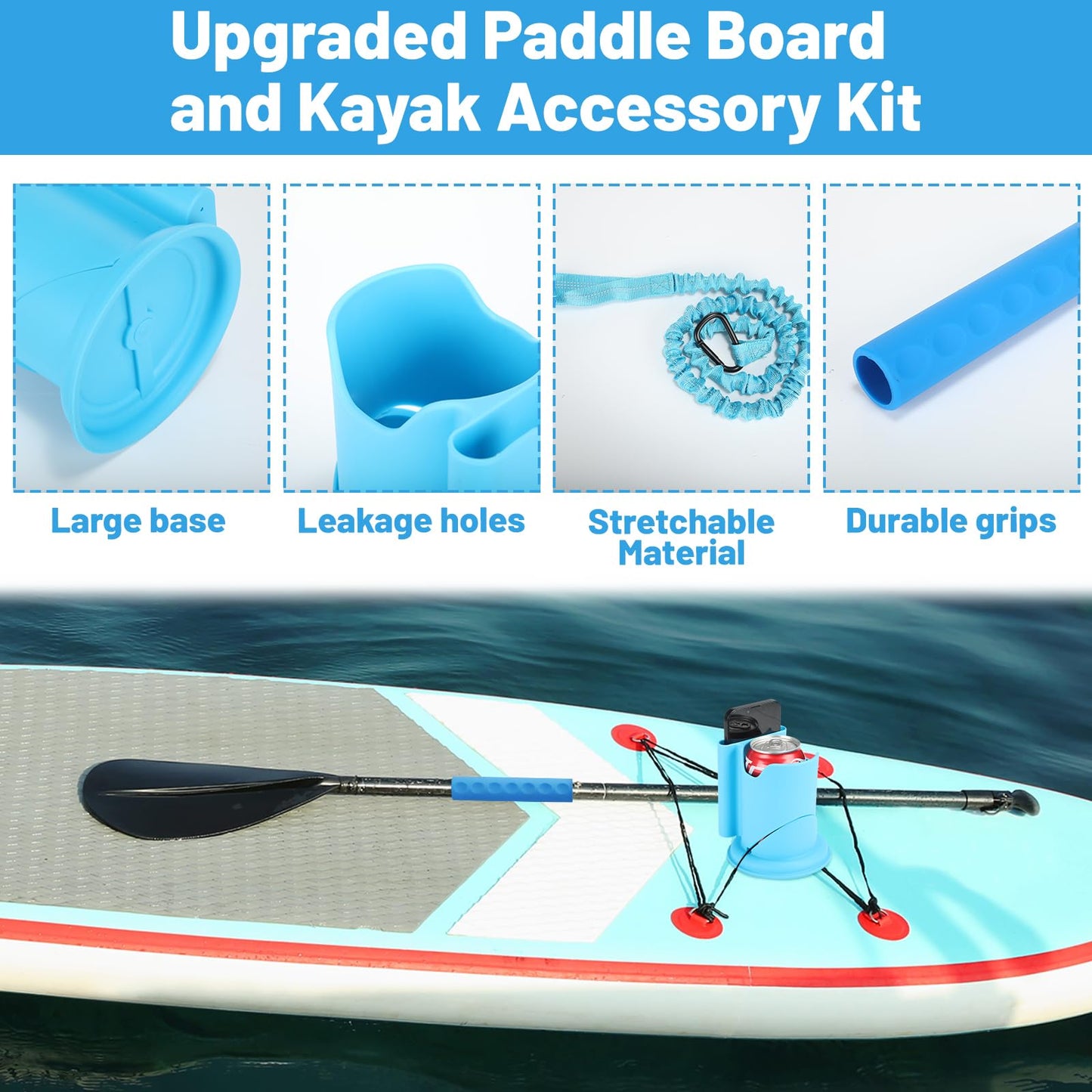 8-Piece Paddle Board Accessory Kit for Kayaking