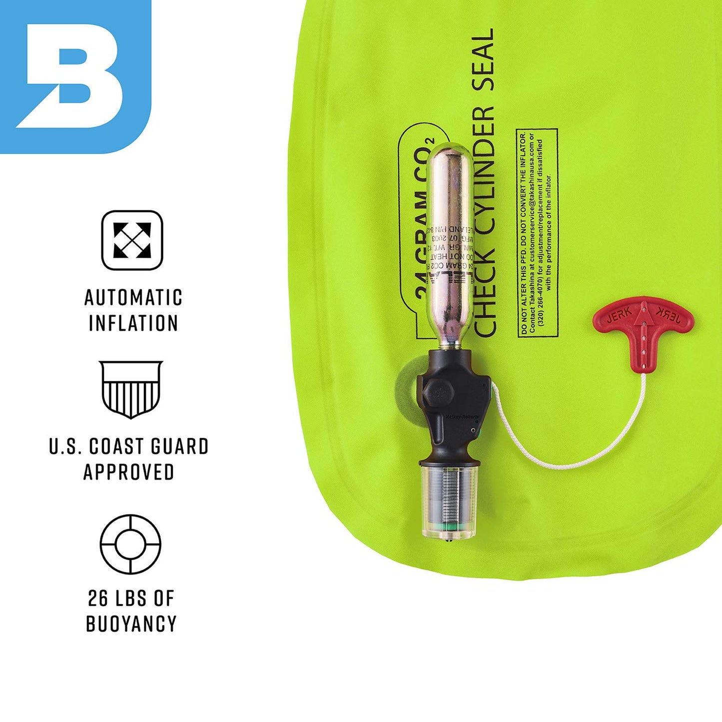 Automatic Inflatable Life Jacket Vest for Adults