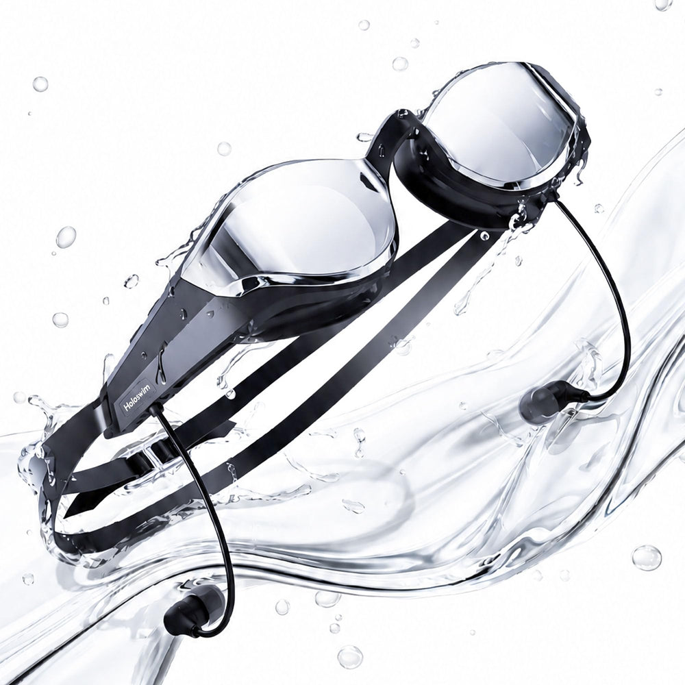 AI Smart Swimming Goggles with Music and MP3 Player