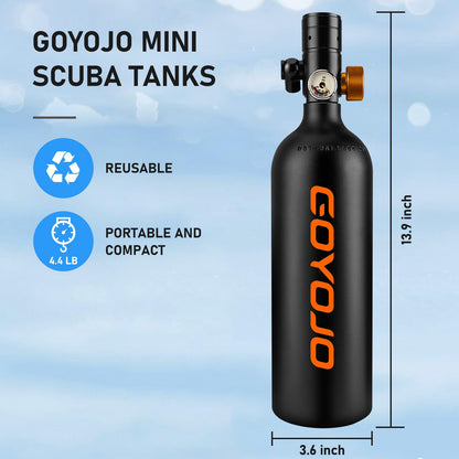 Mini Scuba Tank with Diving Mask Air System