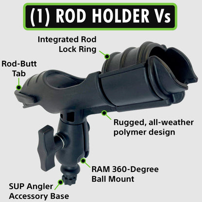 Universal Paddle Board Fishing Mount Accessory Kit