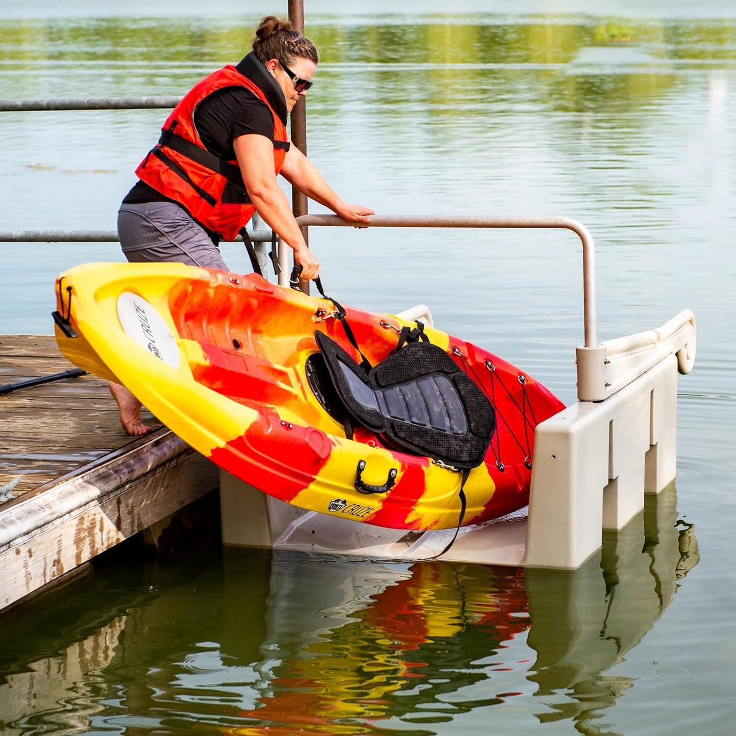 Kayak Launch Dock Platform for Canoes and SUPs