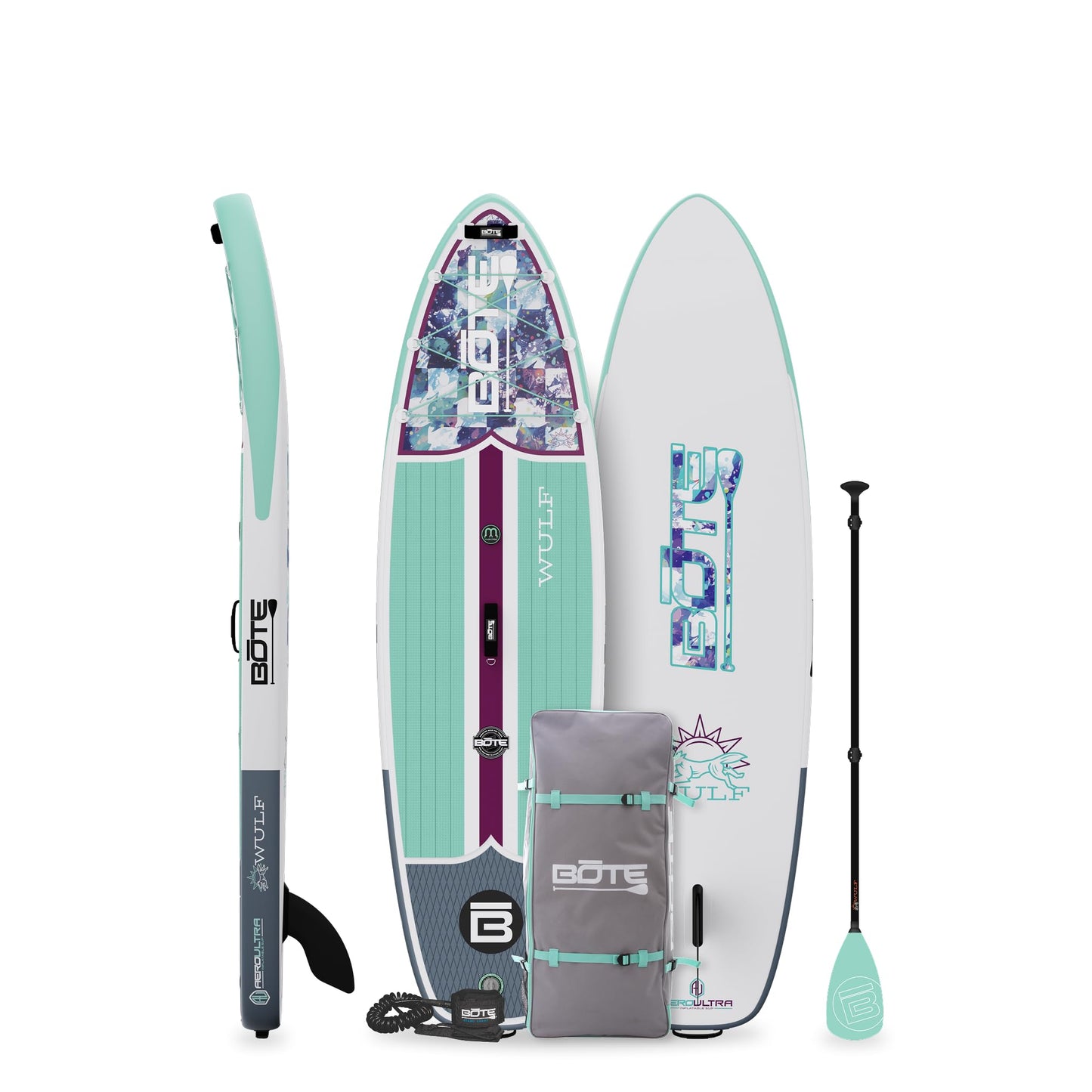 Inflatable Paddle Board Kit with Travel Accessories