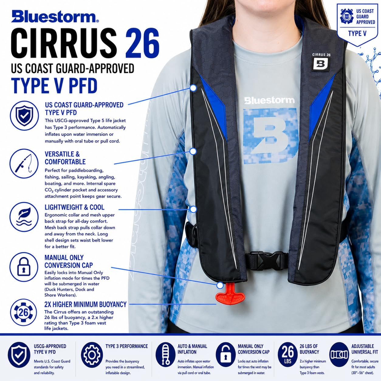 Automatic Inflatable Life Jacket Vest for Adults