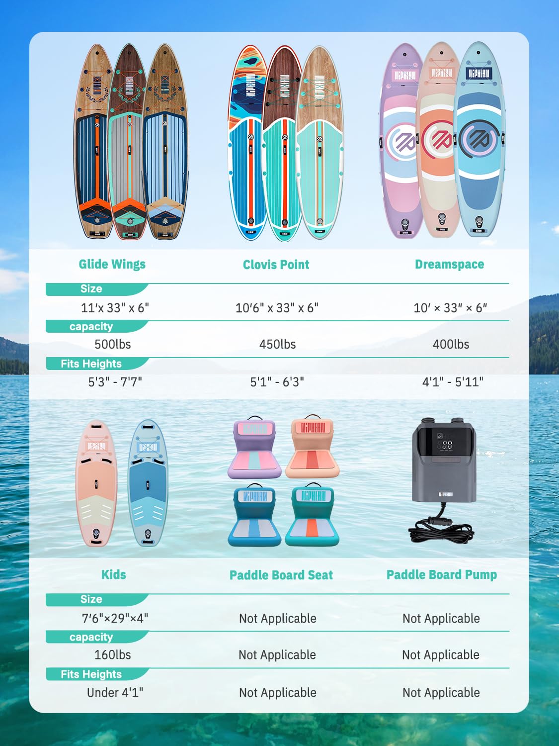 Extra Large Inflatable Paddle Board for Family Use