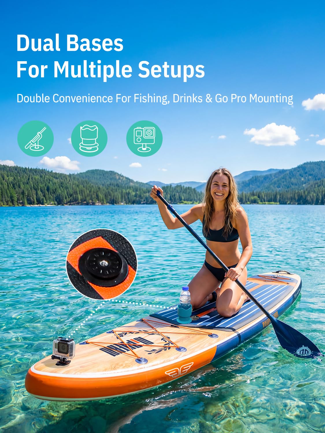 Extra Large Inflatable Paddle Board for Family Use