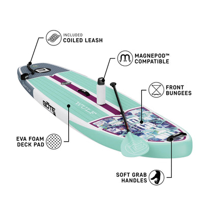Inflatable Paddle Board Kit with Travel Accessories