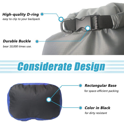 Ultralight Waterproof Dry Sack Set for Outdoor Gear