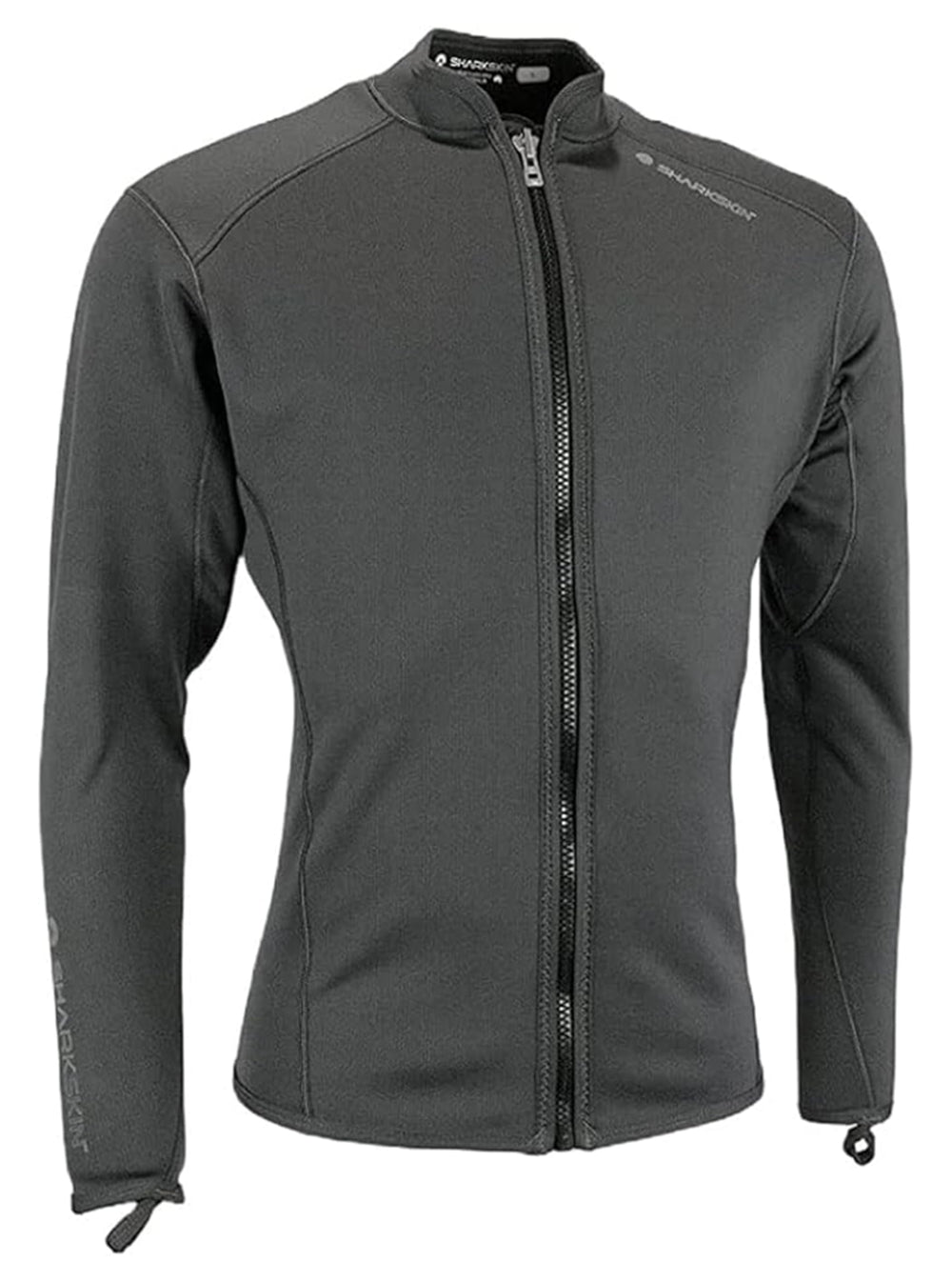Men's Full Zip Thermal Swim Jacket Long Sleeve