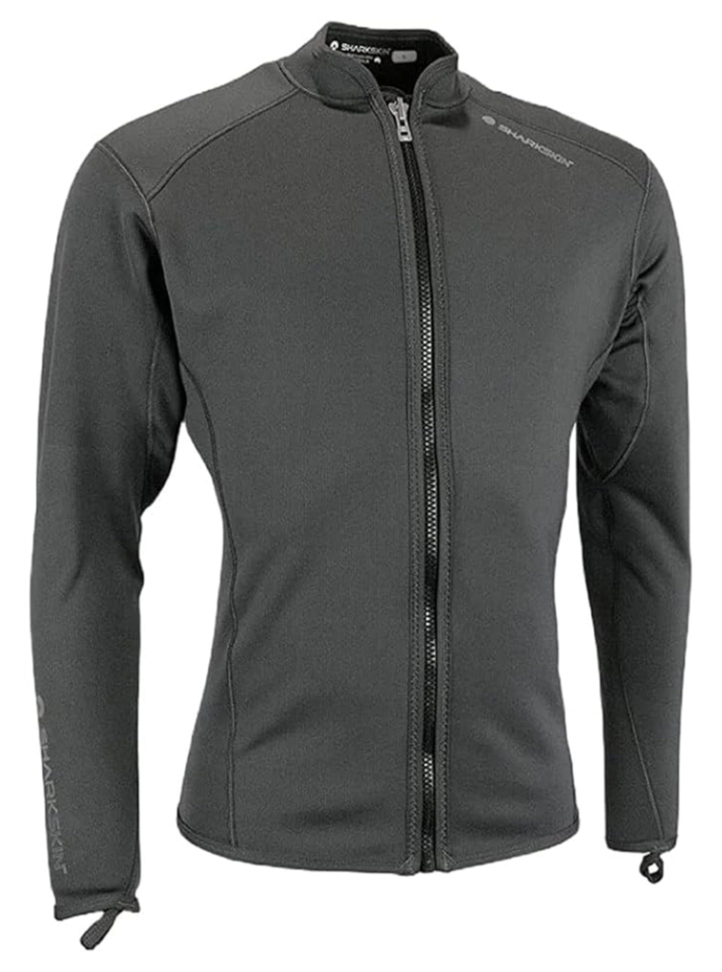 Men's Full Zip Thermal Swim Jacket Long Sleeve