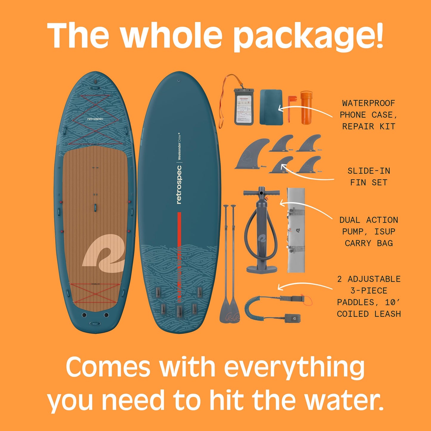 XL Multi-Person Inflatable Paddle Board Set
