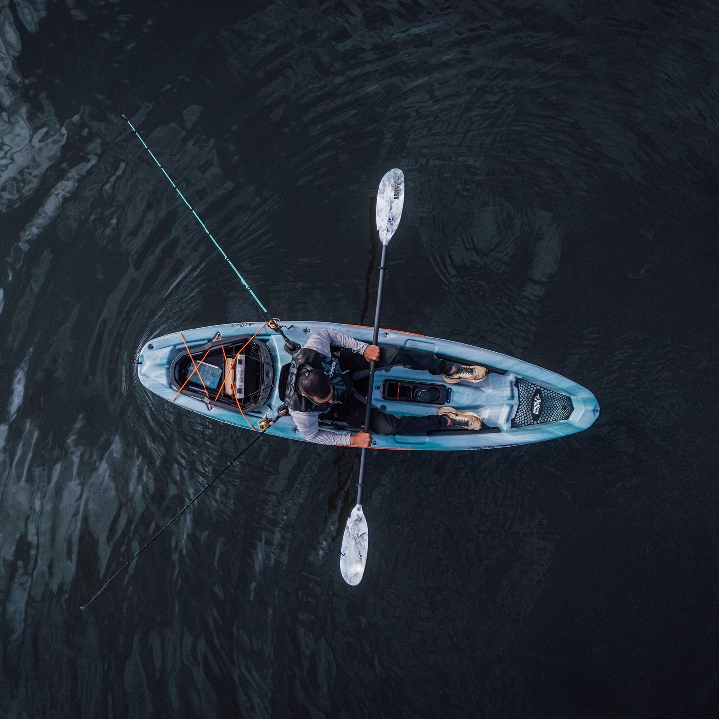 10 ft Sit-On-Top Fishing Kayak with Ergonomic Seat