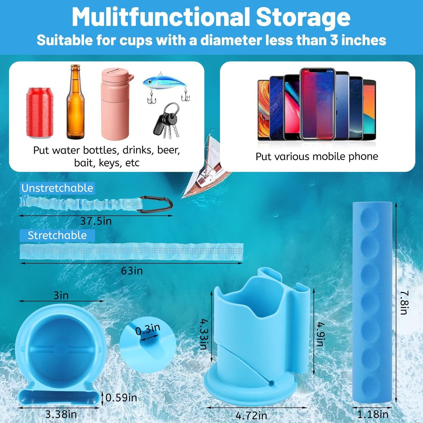 8-Piece Paddle Board Accessory Kit for Kayaking