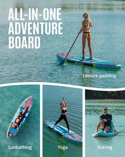 11.6 ft Ultra Wide Inflatable Paddle Board Set