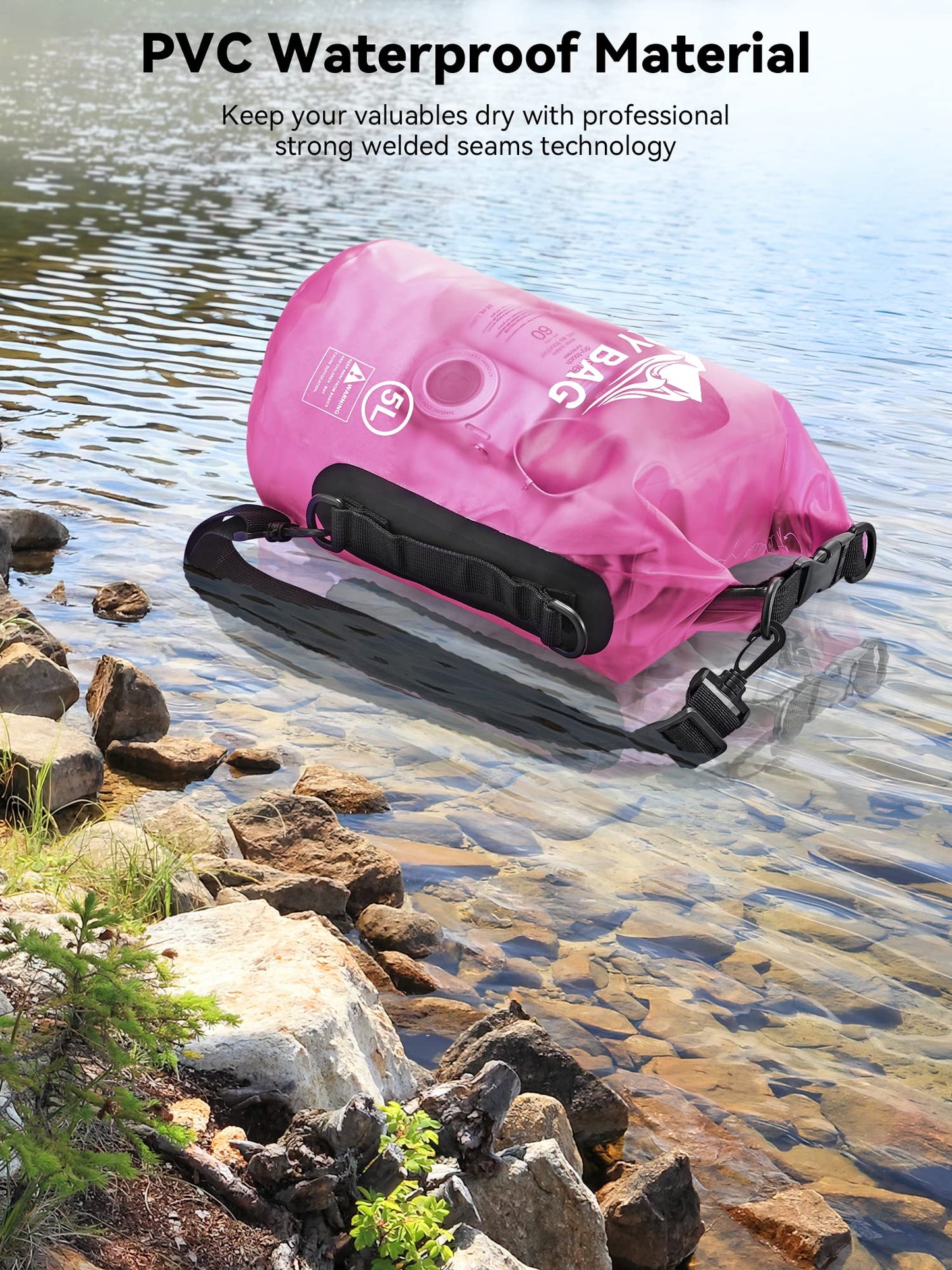 10L Waterproof Dry Bag with Phone Case