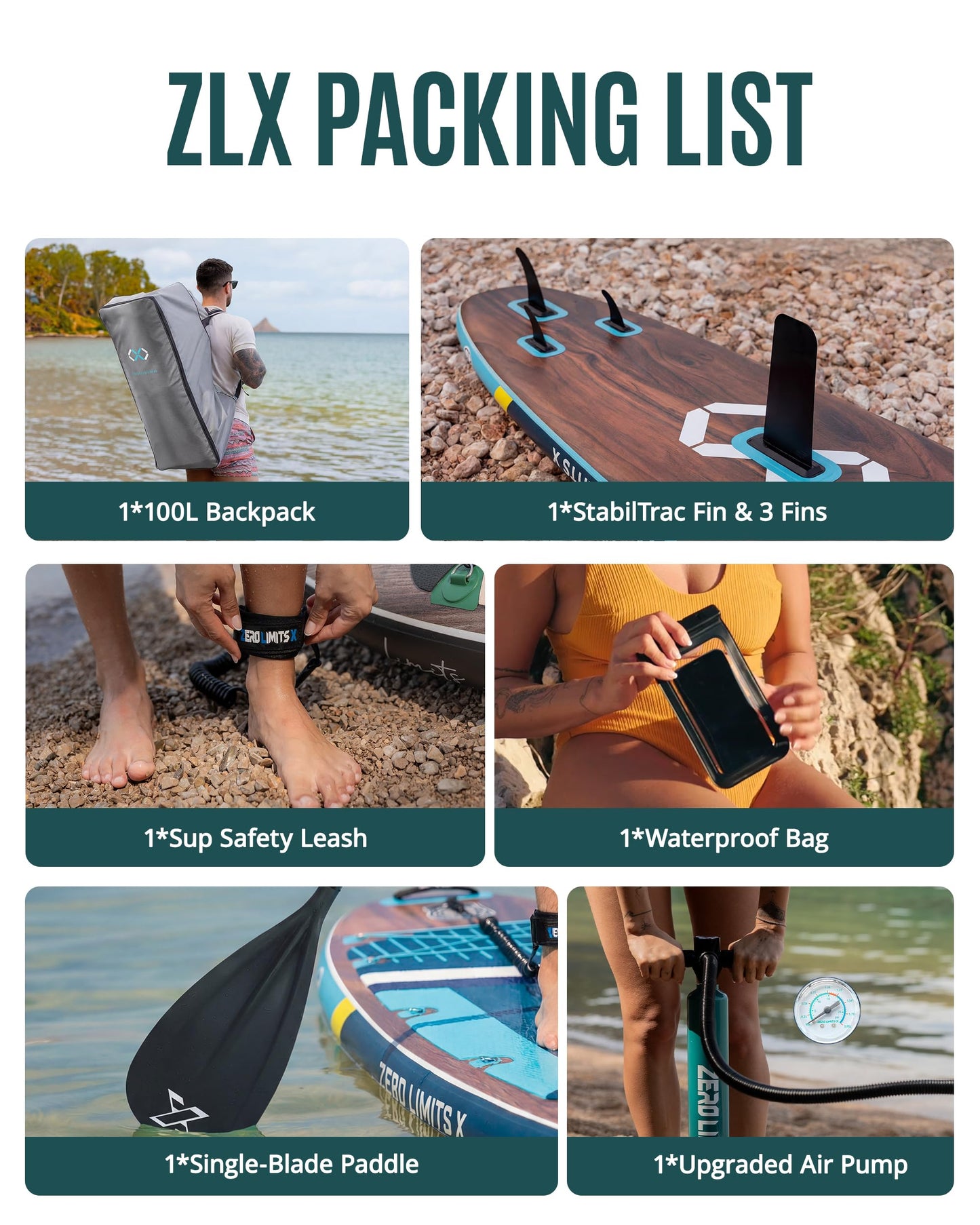 11.6 ft Ultra Wide Inflatable Paddle Board Set