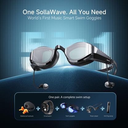 AI Smart Swimming Goggles with Music and MP3 Player