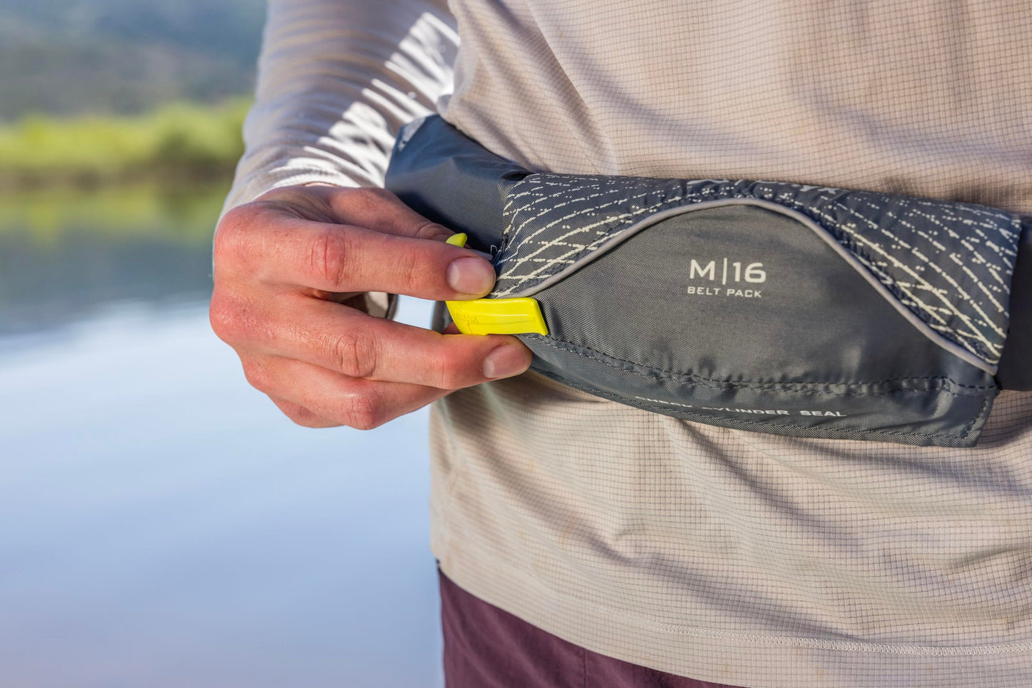 Manual Inflatable Belt Pack Life Jacket for Adults