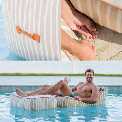 Mesh Pool Float and Patio Chair No Inflation Needed