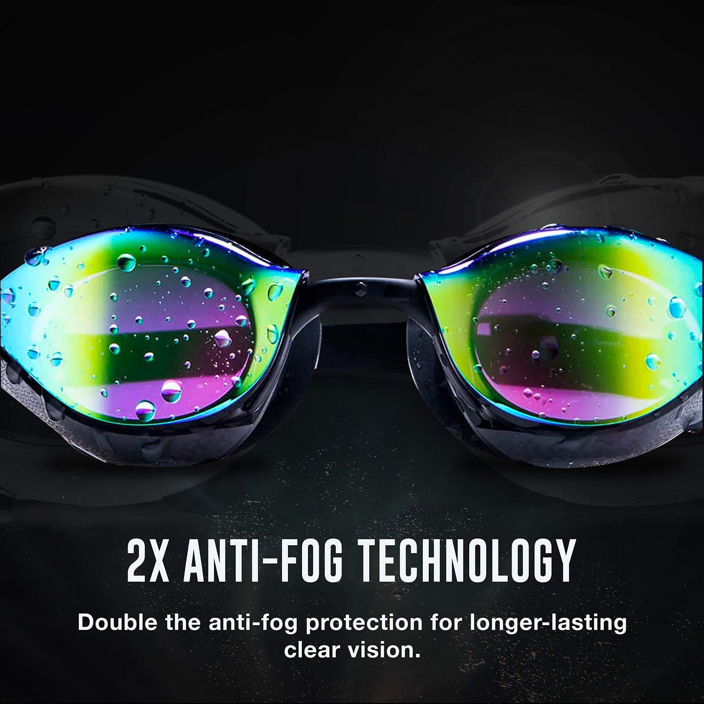 Mirror Lens Racing Swim Goggles for Competition