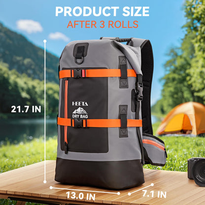 40L Waterproof Roll Top Dry Backpack