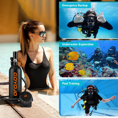 Mini Scuba Tank with Diving Mask Air System