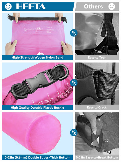 10L Waterproof Dry Bag with Phone Case
