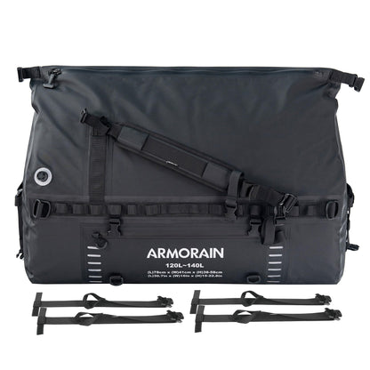 120L Waterproof Travel Dry Bag with Shoulder Straps