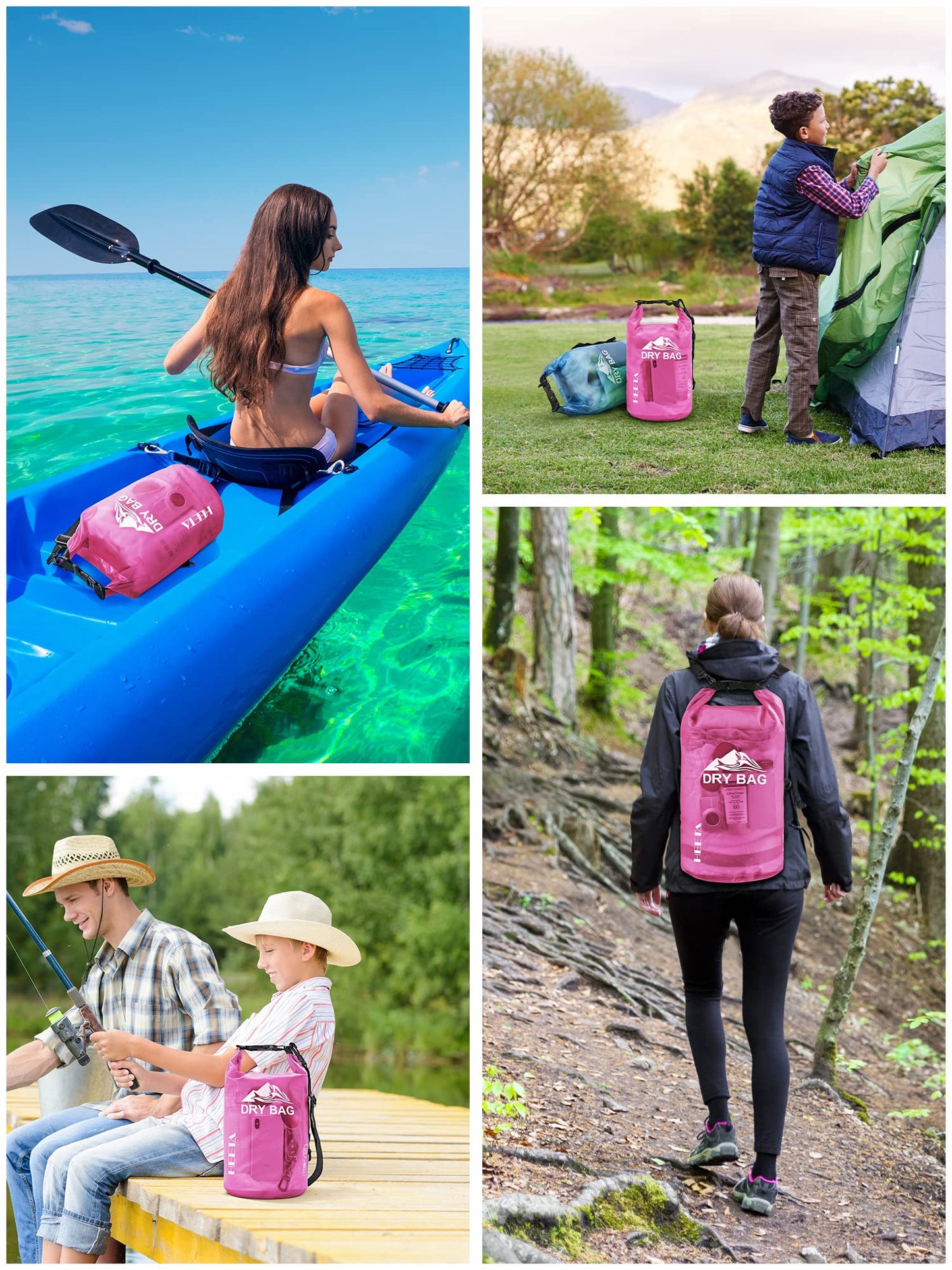 10L Waterproof Dry Bag with Phone Case