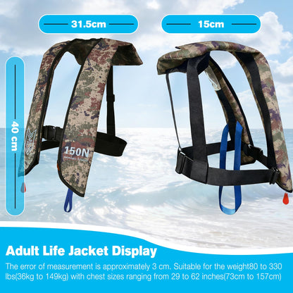 Automatic Inflatable Life Jacket Vest for Adults