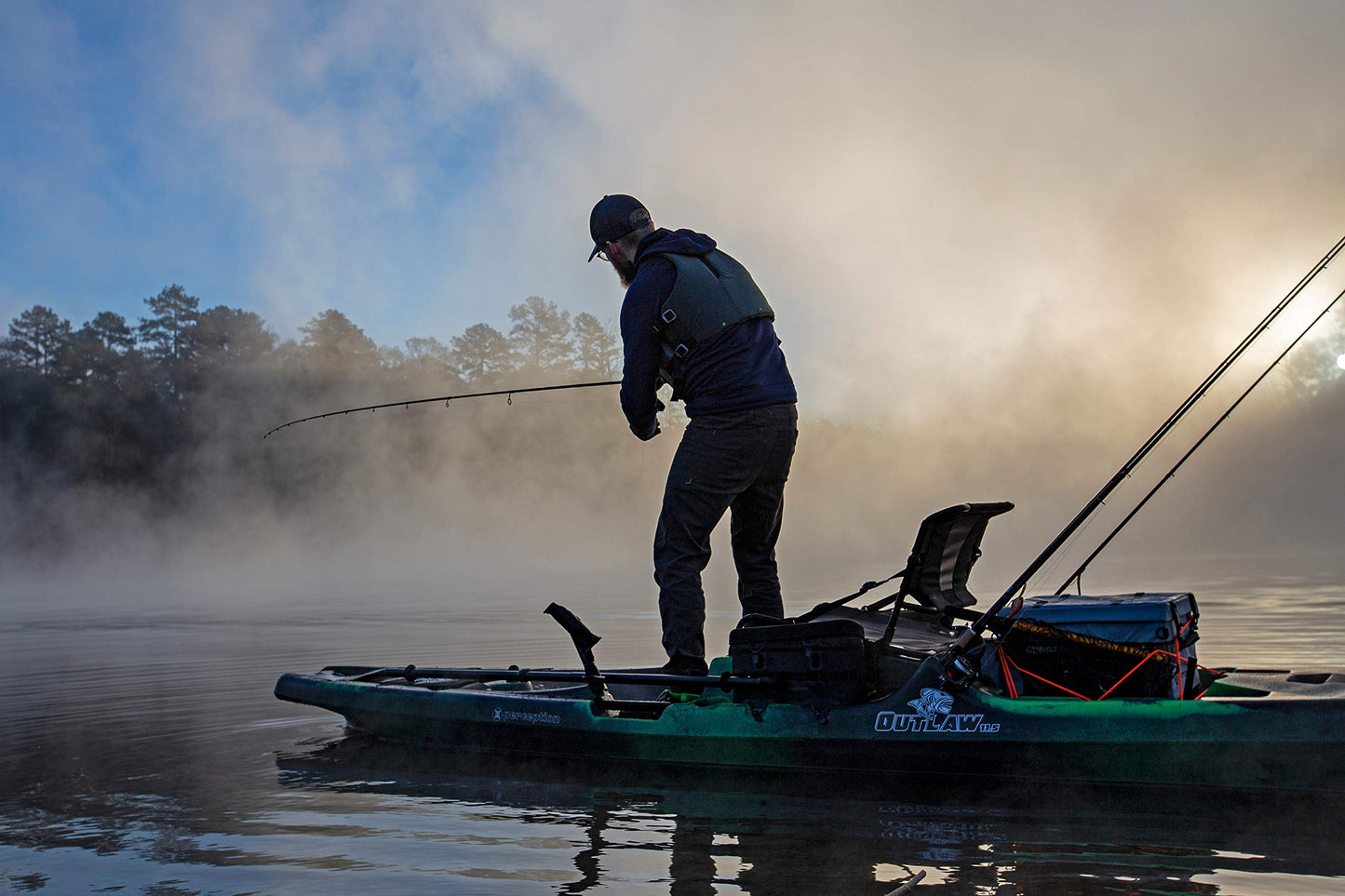 11.5 ft Sit-On-Top Fishing Kayak with Rod Holders
