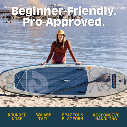 Inflatable Paddle Board Bundle with Paddle and Pump