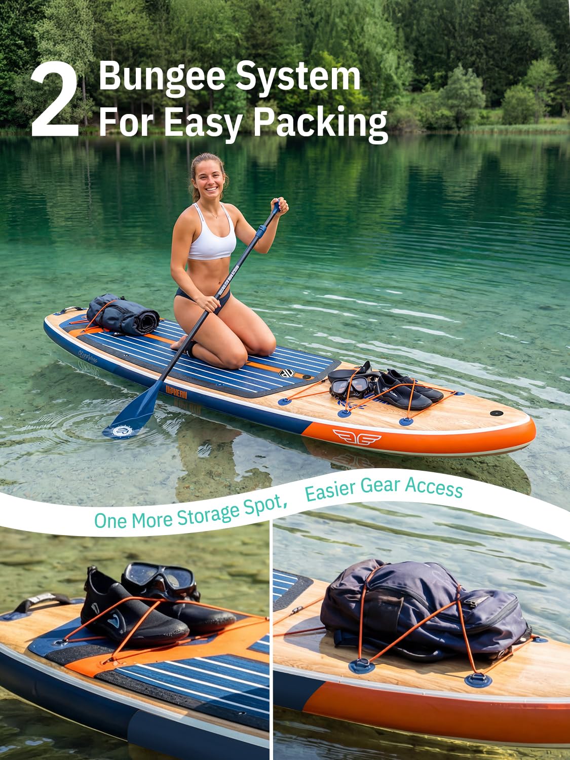 Extra Large Inflatable Paddle Board for Family Use