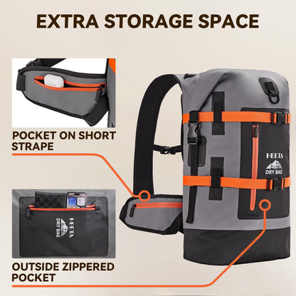 40L Waterproof Roll Top Dry Backpack