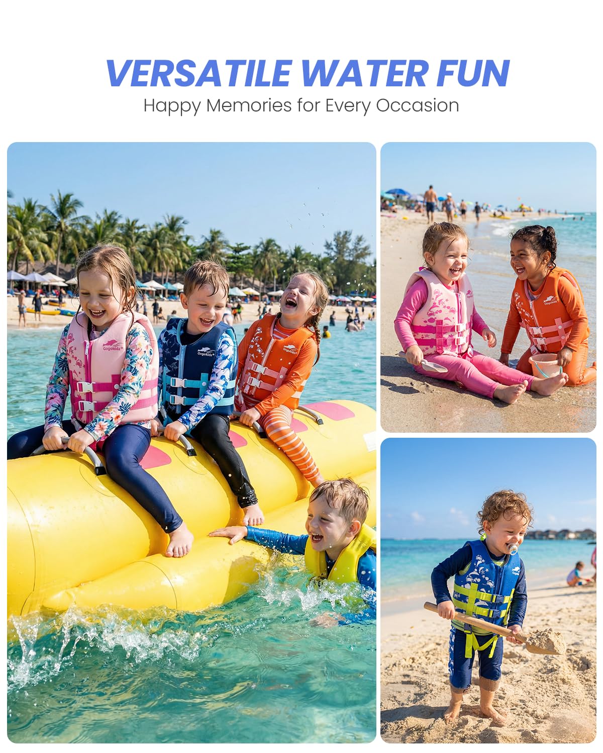 Toddler Swim Vest Float Jacket for Kids 2–8 Years