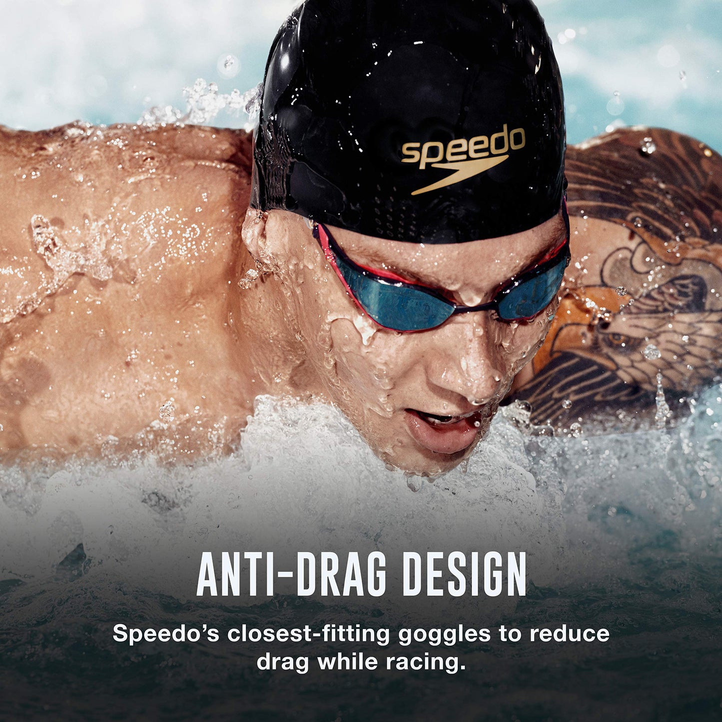 Mirror Lens Racing Swim Goggles for Competition