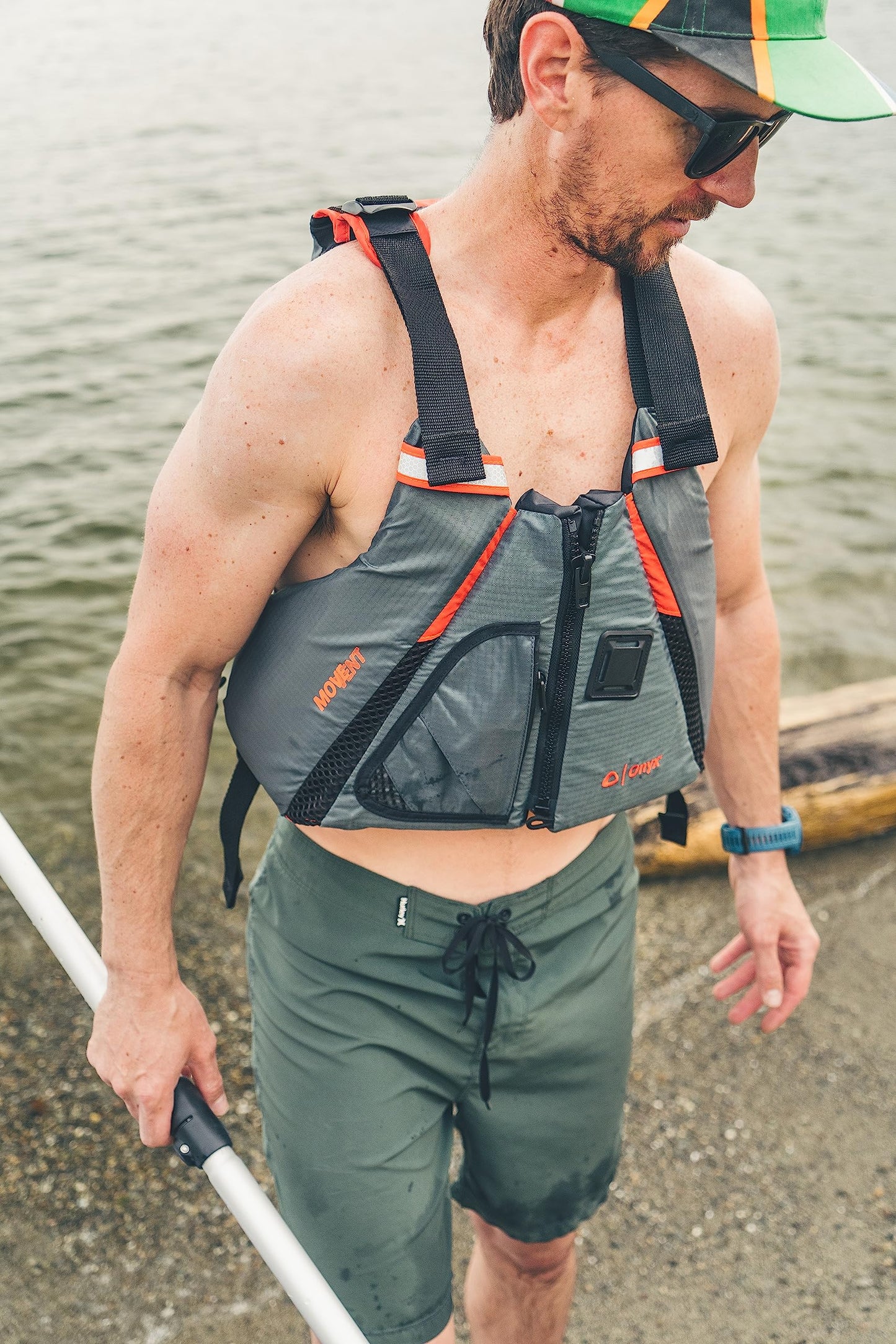 Adult Paddle Sports Life Jacket Vest Orange